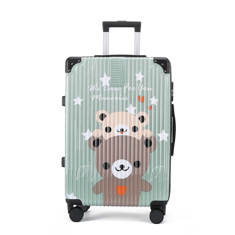 天胤行李箱拉杆大容量结实耐用男生箱子高中生男住校学生女密码旅行箱 银色【经典直条款】 22寸【短途出行】运费险+终身质