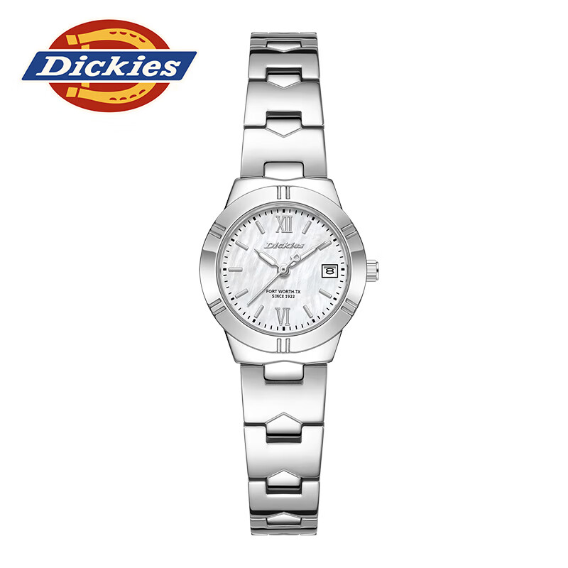 Dickies手表女表时尚百搭石英表新款ins轻奢小众腕表简约女送女生日礼物 250F60LYXCL-775DS-2SSY