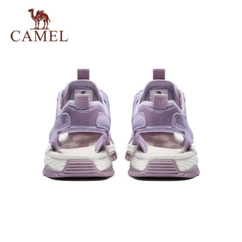 骆驼(CAMEL)夏季新款儿童溯溪包头凉鞋户外青少年透气防滑沙滩鞋男童女童大童 紫色D66BX64086 34