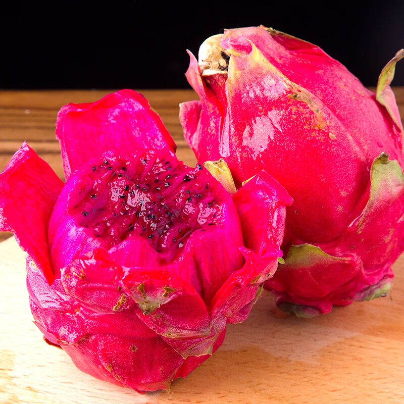 鲜宝道广西红心火龙果金都一号整箱发货 5斤红心火龙果单果100-200克净重4.5斤