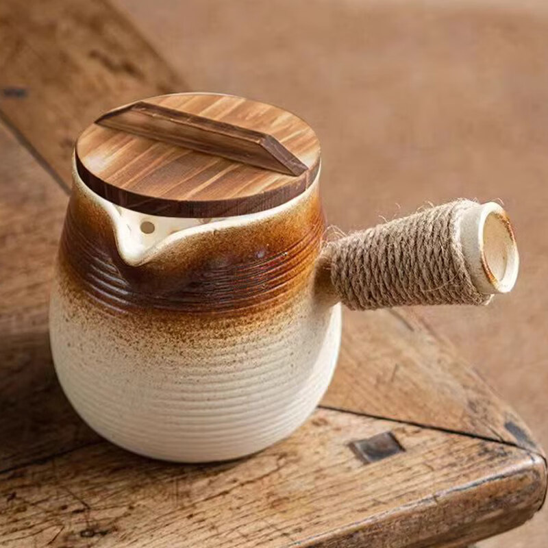 烤奶茶壶大容量罐罐壶烤奶壶围炉煮茶壶盖子烤奶茶罐云南煮茶器煮 06号罐罐壶-加大 600ml 如图