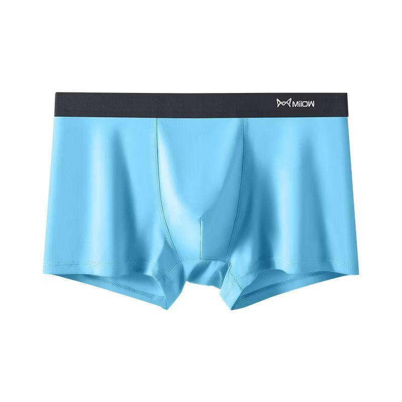 MiiOW内裤男士弹力3条装莫代尔面料棉裆透气平角内裤衩 M1310-3C 3XL