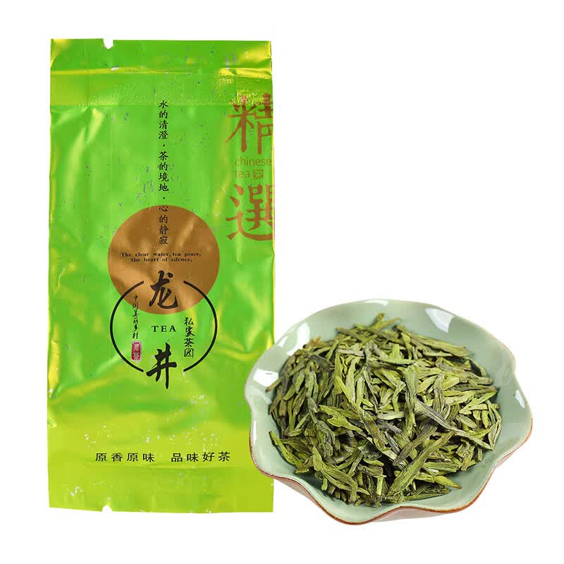 去寻绿茶龙井5g2026新茶明前特级茶叶品鉴小泡袋试饮装