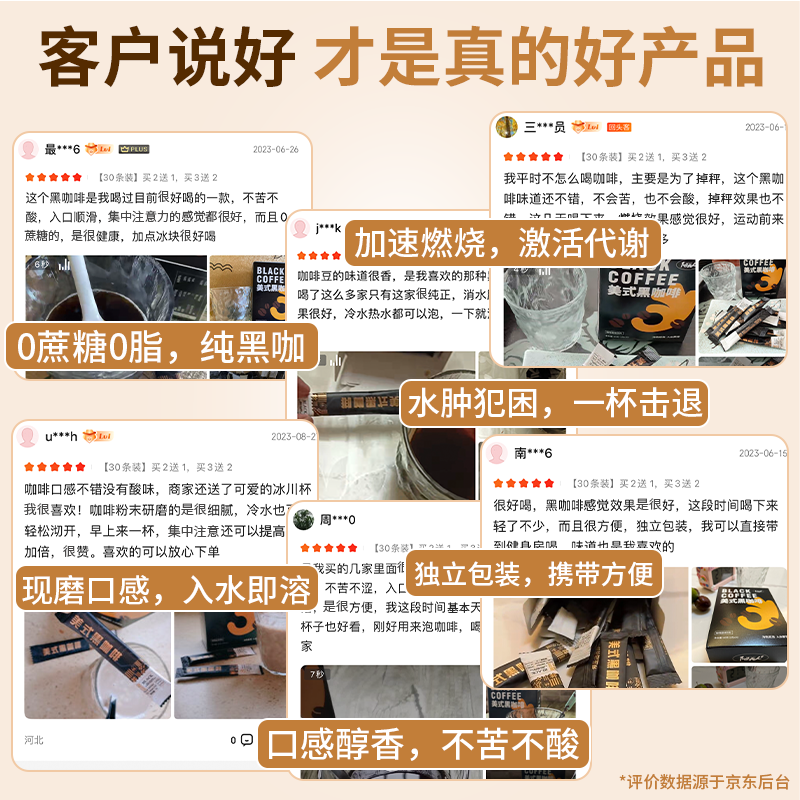 南京同仁堂左旋肉碱黑咖啡瘦肚子燃脂7天30斤大肚子0糖0脂0卡减肥减脂减肥药 【蓝山黑咖啡+左旋肉碱】 50条*1盒