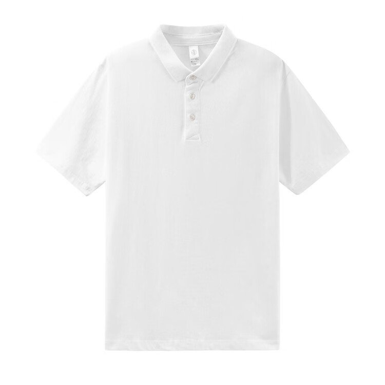BEFUN新疆长绒棉polo衫250g重磅100%纯棉男士翻领高中学生保罗衫 绿色 XL