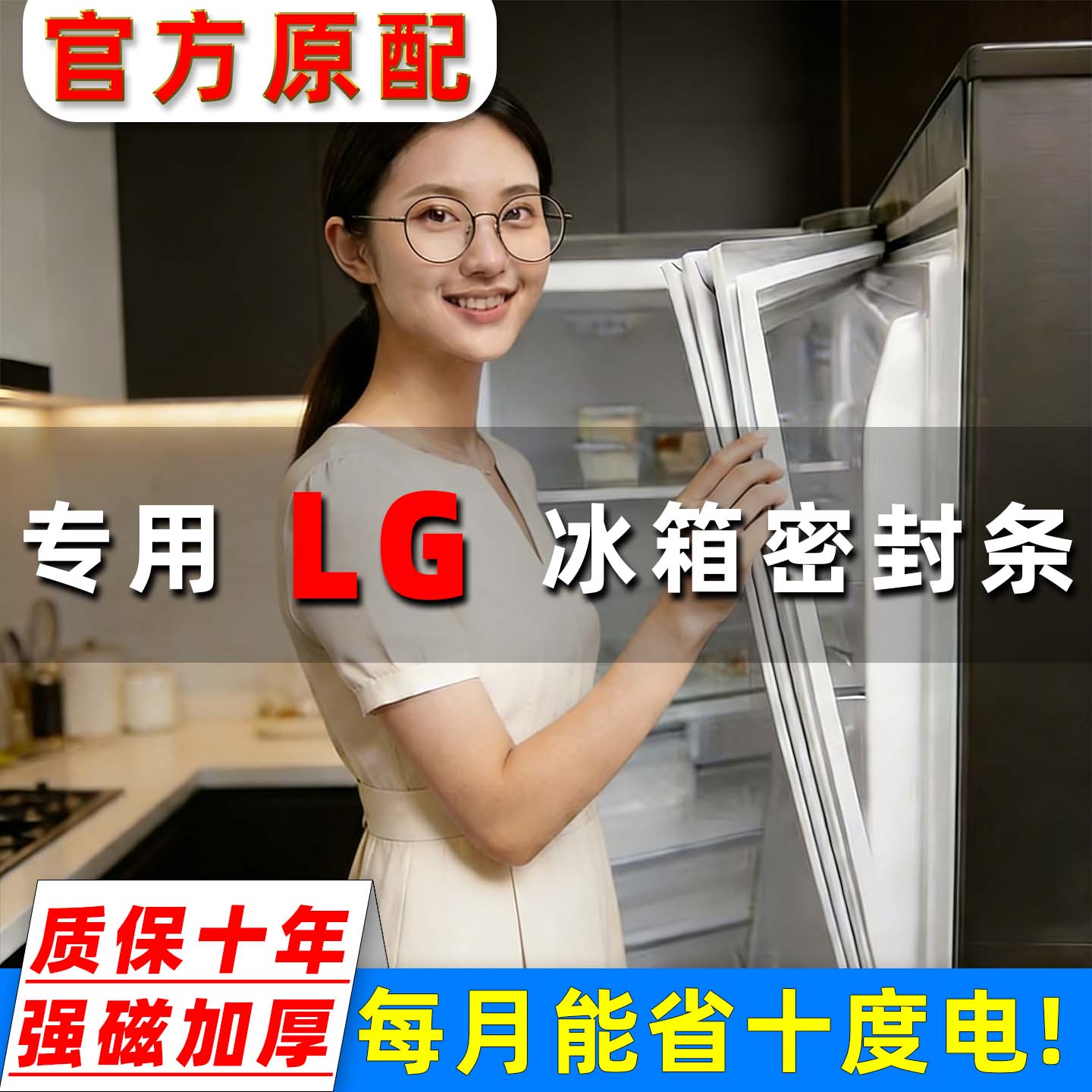 LG冰箱密封条门胶条原厂通用磁性门封条家用BCD吸力皮条冰柜盖密封圈上中下胶圈门缝条配件大全 老款【强磁升级】留言型号 京东折扣/优惠券