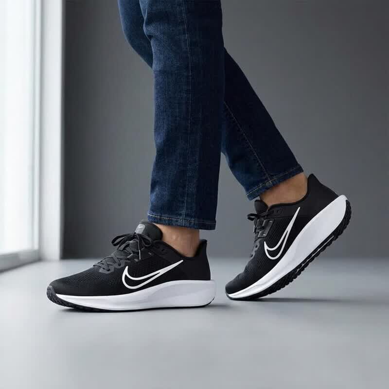 耐克NIKE跑步鞋男子透气QUEST 6运动鞋FD6033-001黑42