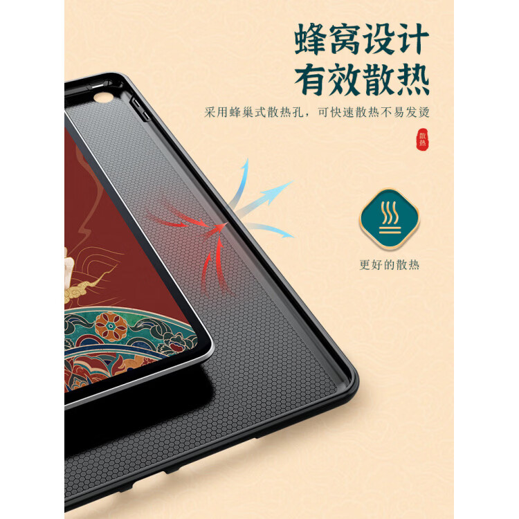 适用ipad保护套air2平板ipad9保护壳ipad11防摔air7硅胶9.7英寸mini7第九八七8代345苹果2018软壳 (书本款)【青花烟雨】+防爆钢化膜 iPad Pro 2018版全面屏
