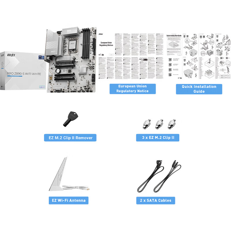 微星 PRO Z890-S WIFI7 WHITE 白色 图 6