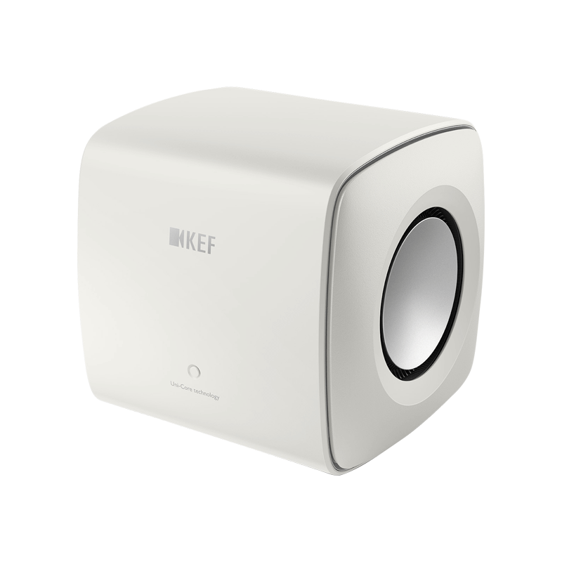KEF KC62 白色 大功率超低音扬声器 音箱 音响 家庭影院有源低音炮 一只