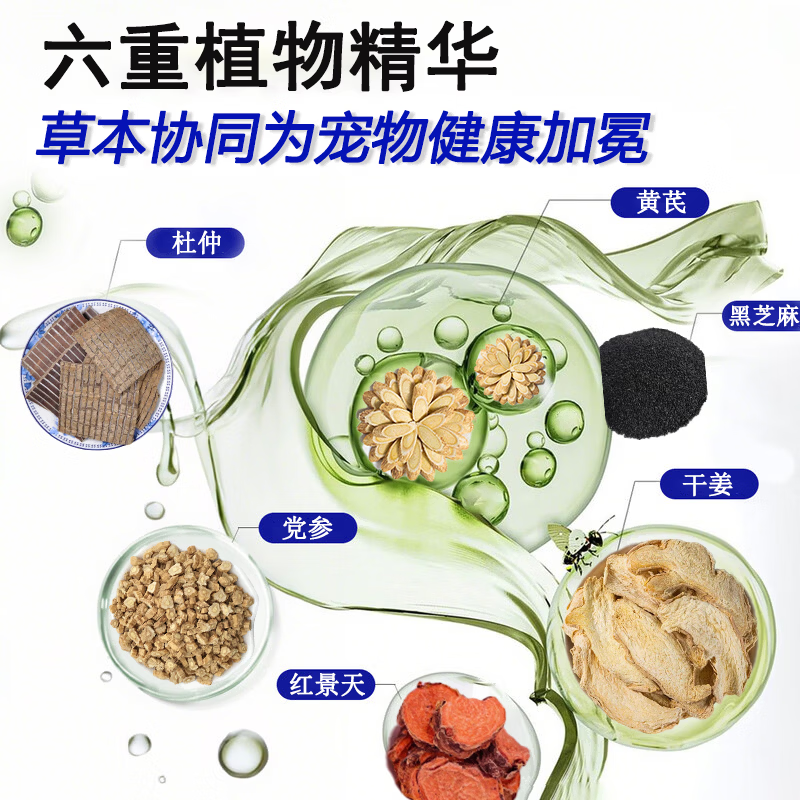 奶叽喵乳铁蛋白胶囊猫狗通用高纯度草本植萃提高免疫补充营养幼猫幼犬 1瓶 初次尝鲜装