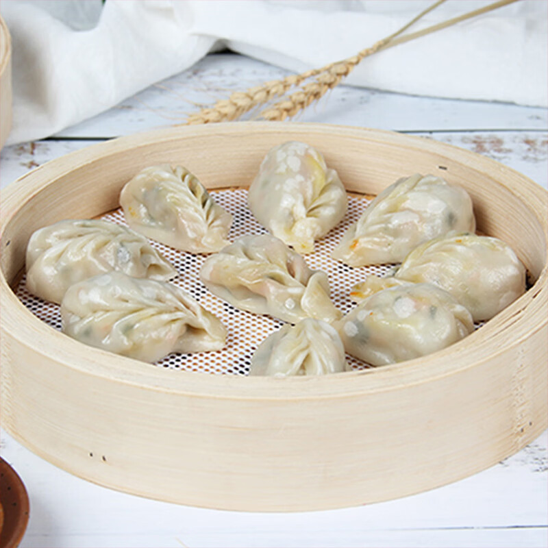 银豹沙县蒸饺500g 家用早餐蒸煎饺半成品 商用沙县柳叶蒸饺 鑫金豹沙县蒸饺500g*10包（约300个）