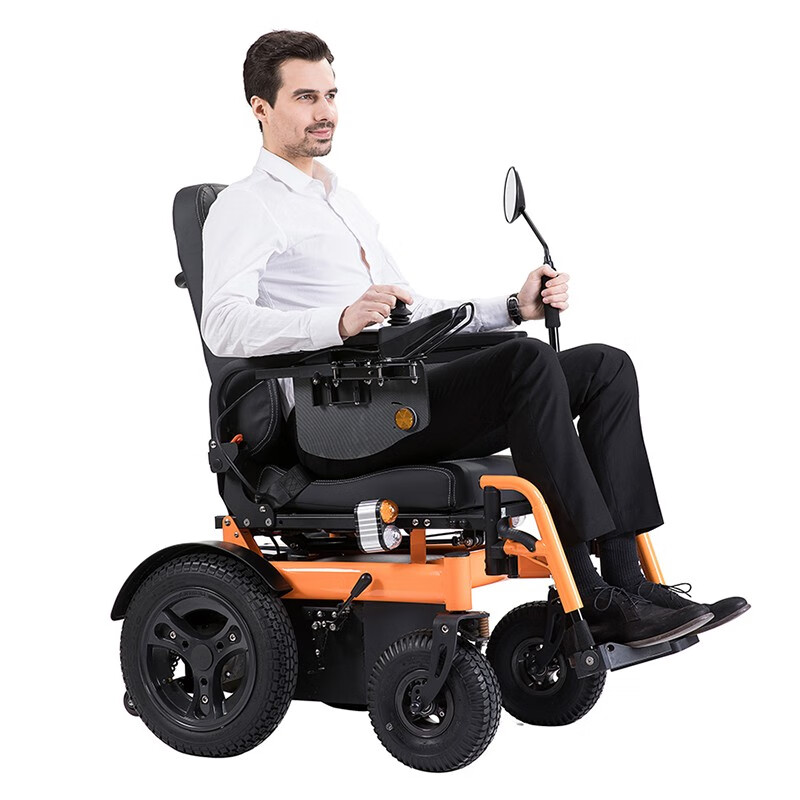 伊凯电动轮椅epw61-62l越野豪华型轮椅车舒适座椅加大电机电池配置可