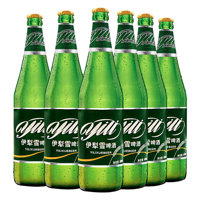 绿大乌苏啤酒小麦白啤 烈性国产淡色拉格 6瓶伊犁雪绿标【新疆发货】