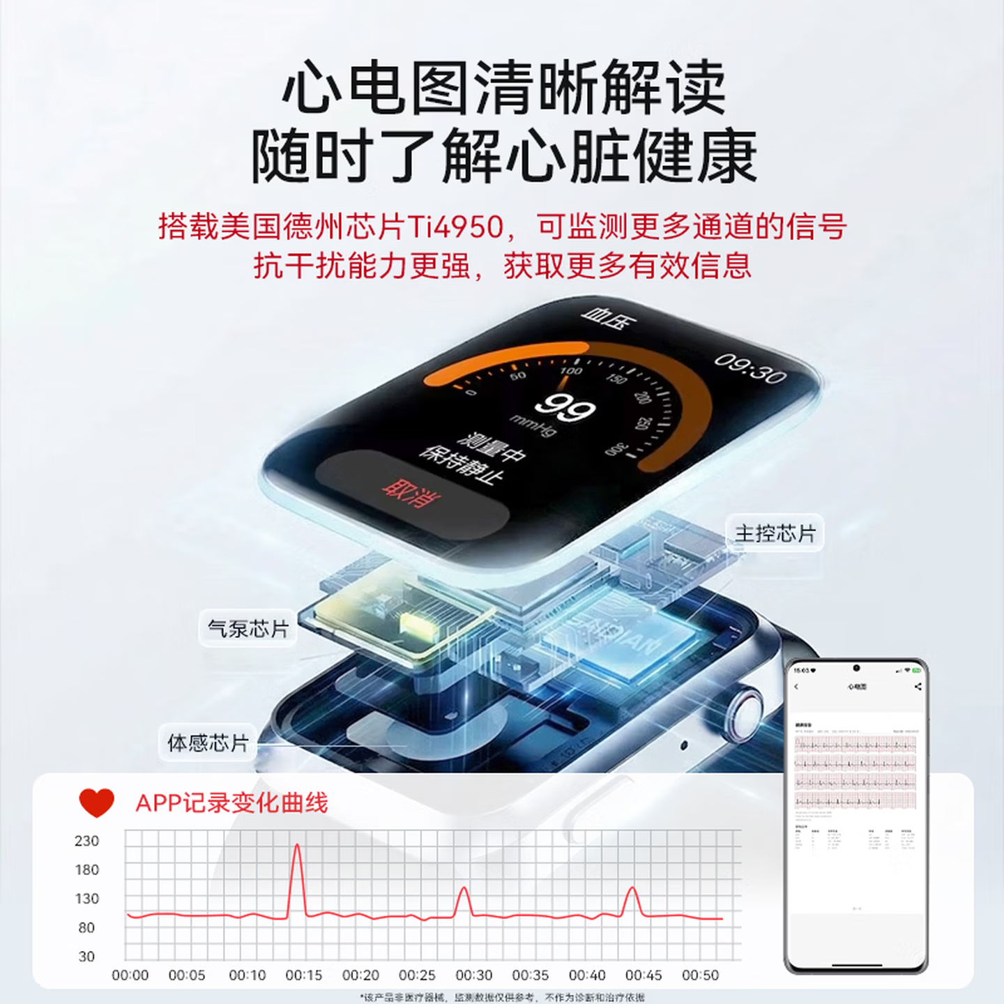 lieve鸿蒙华为机适用手表测血压测心率血氧血糖血脂尿酸睡眠心电心脏预警智能健康监测手表手环 顶配版黑皮【全自动气泵测量+ECG心电实时图】 蓝牙通话+远程关爱+NFC门禁+语音播报提醒