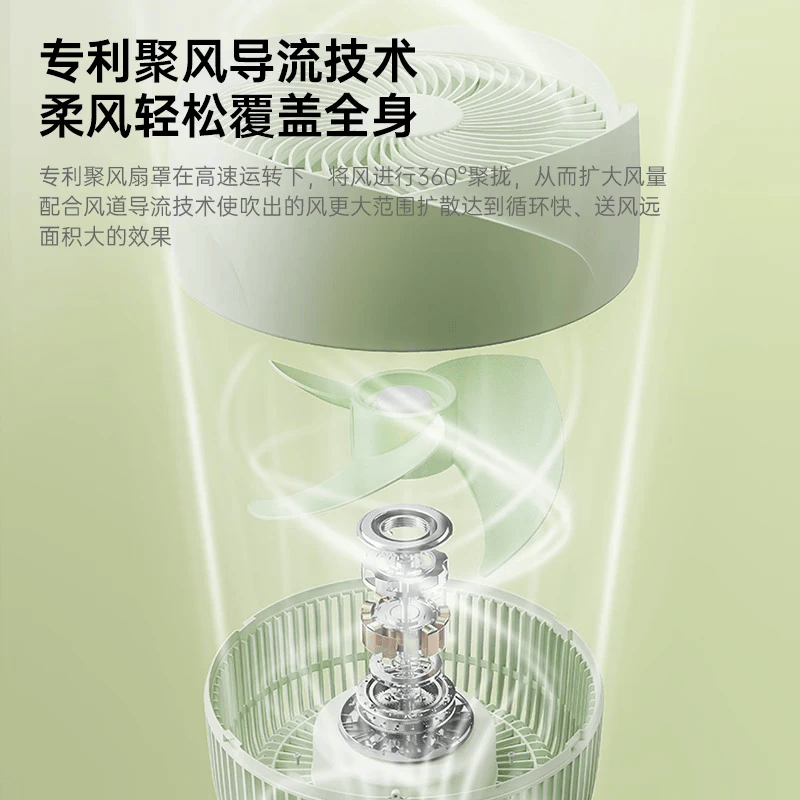 钻石牌(DIAMOND)一级能效直流变频轻音空气循环扇家用语音遥控电风扇香薰双重净化抑菌落地扇YY 【花型款】一级能效+直流语音可定时