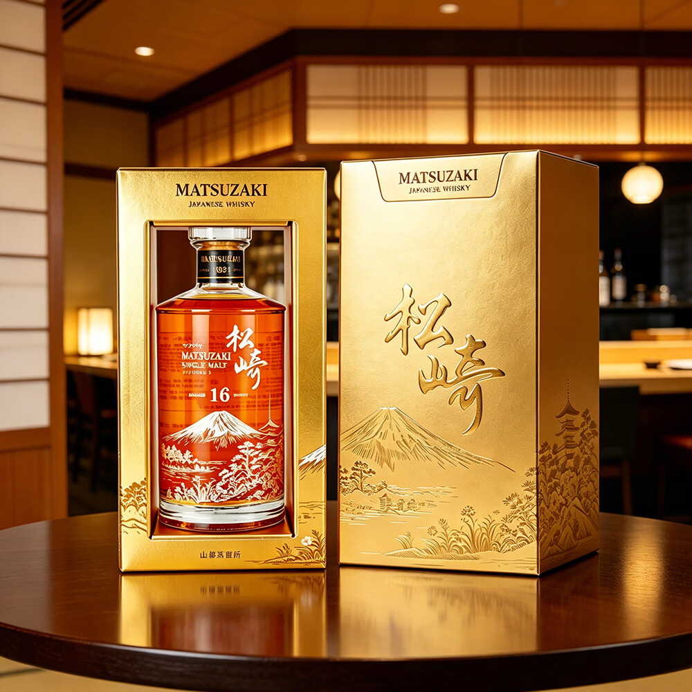 松崎21日本原瓶进口单一麦芽威士忌酒原装威士忌日威洋酒礼盒东方风韵 【初饮】松崎16【单一麦芽】700ml-2瓶