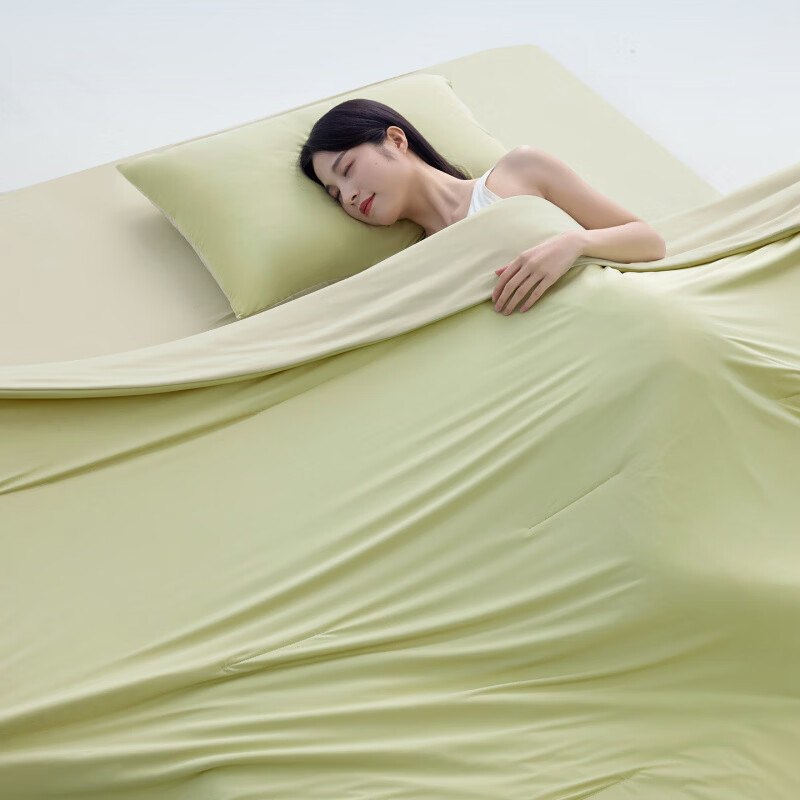 亚朵星球云栖深睡控温被夏季Pro3.0夏凉被子空调被单双人被被芯可机洗裸睡 竹青黄 单夏被200*230cm