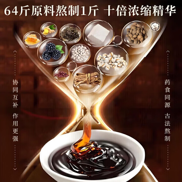 同仁堂（TRT）清湿膏 非遗传统膏方 中药材原料代客熬制浓新食品原料 疗程装买四送三多数人选择 7瓶*1罐