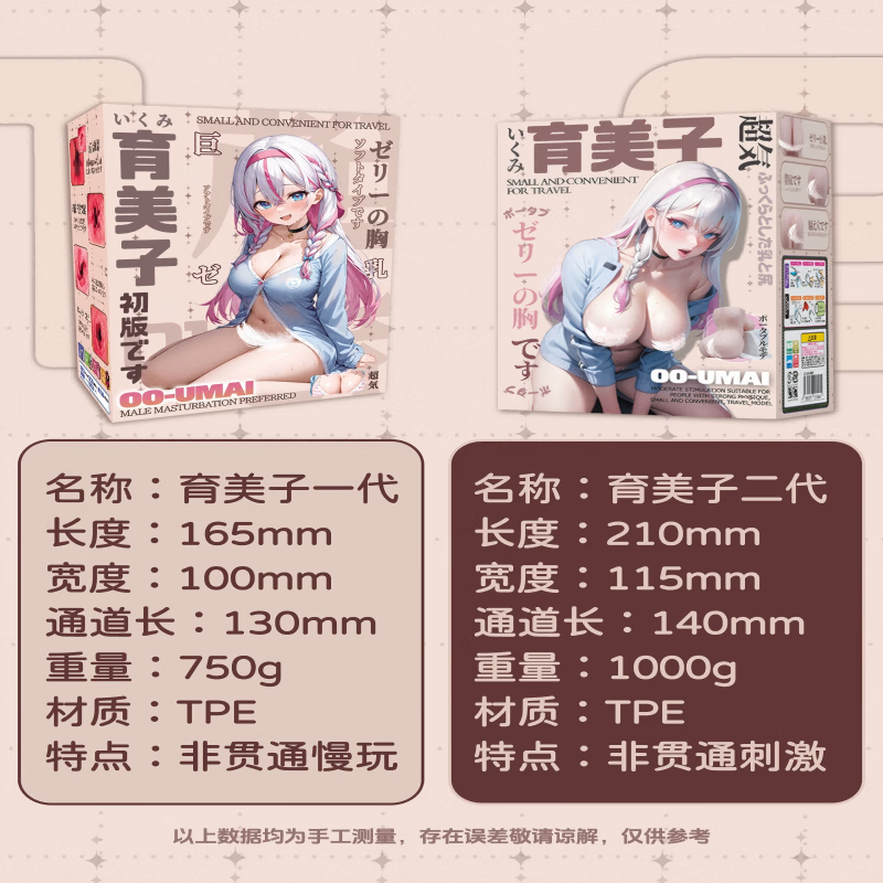 OO-UMAI育美子飞机杯倒模OOUMAI情趣硅胶仿真美臀日本自慰名器圣杯性玩具 温柔榨汁-育美子二代【基础礼包六件套】