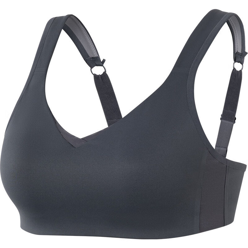 布鲁克斯BROOKS跑步高强度防震运动内衣女美背透气外穿健身 深灰色 均码 32_70B