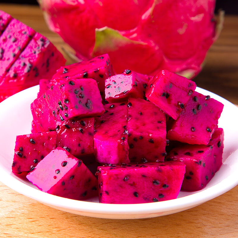 鲜宝道广西红心火龙果金都一号整箱发货 5斤红心火龙果单果100-200克净重4.5斤