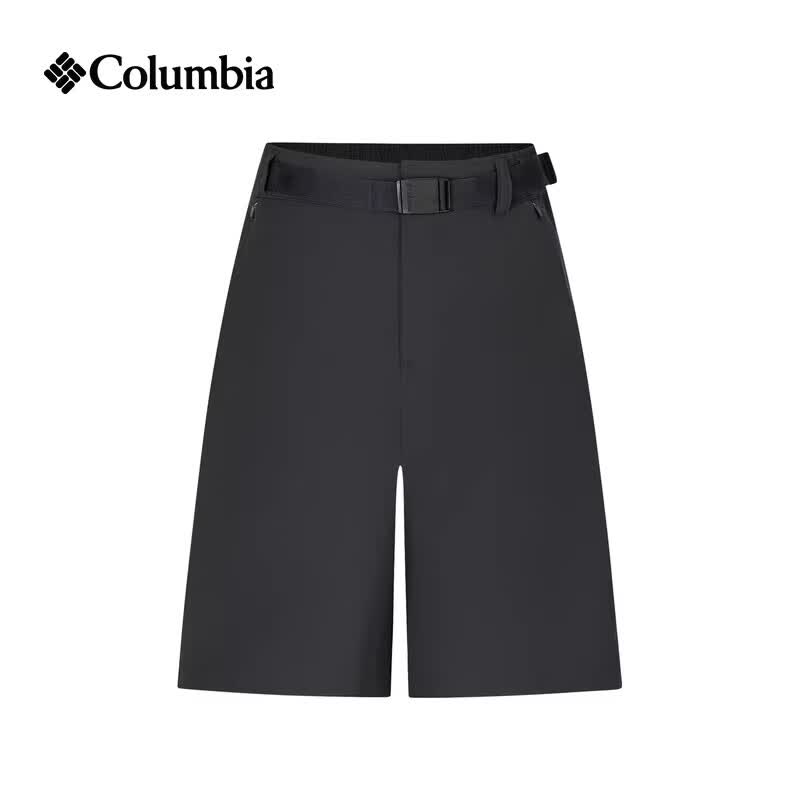 哥伦比亚（Columbia）2026春夏新品户外女子拒水干爽透气舒适旅行运动休闲短裤XR4840 011-鲨鱼黑 L (165/66A)