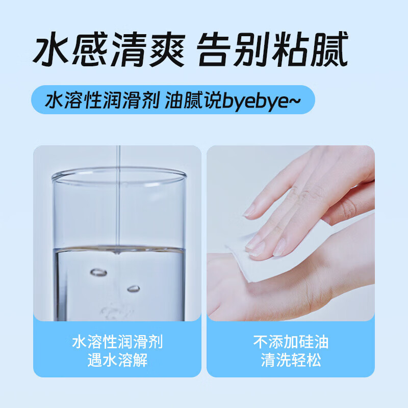 杜蕾斯(durex)水润玻尿酸避孕套玻玻套小水库持久延时超薄安全套男女用套套成人 水润玻玻保湿【共18只】水润玻尿酸18