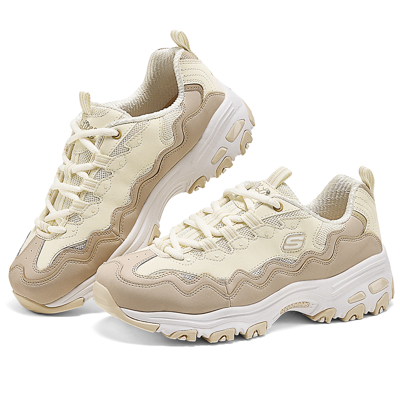 斯凯奇女款时尚撞色复古潮流贝壳熊潮流老爹鞋百搭休闲女鞋运动鞋149792