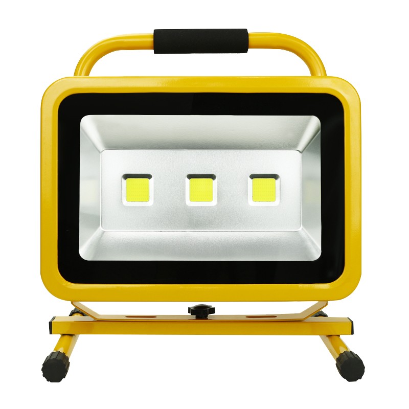 山色stp600户外充电投光灯led大功率强光工地工作球场应急照明探照灯