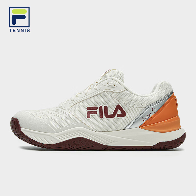 斐乐（FILA）官方AXILUS 3性能网球鞋女鞋2026夏季新款TPU支撑运动鞋子 微白-WW 38