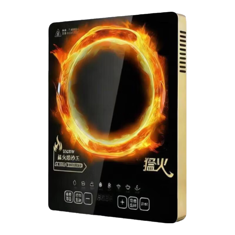 SPUCR苏泊电磁炉家用5000W大功率多档位调节智能预约定时猛火爆炒防水一套带锅套装电磁灶 3500W【单机款/预约定时/多档调节】