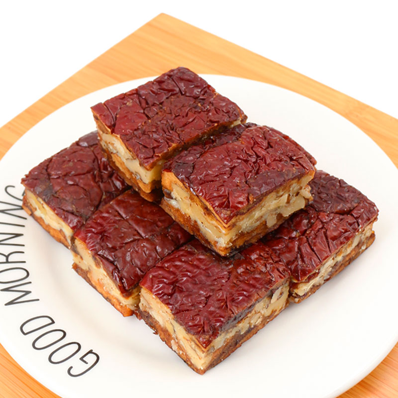 一品玉新疆奶酪枣仁派夹心枣糕 休闲下午茶零食 坚果蜜饯 奶酪枣仁派90g*3袋