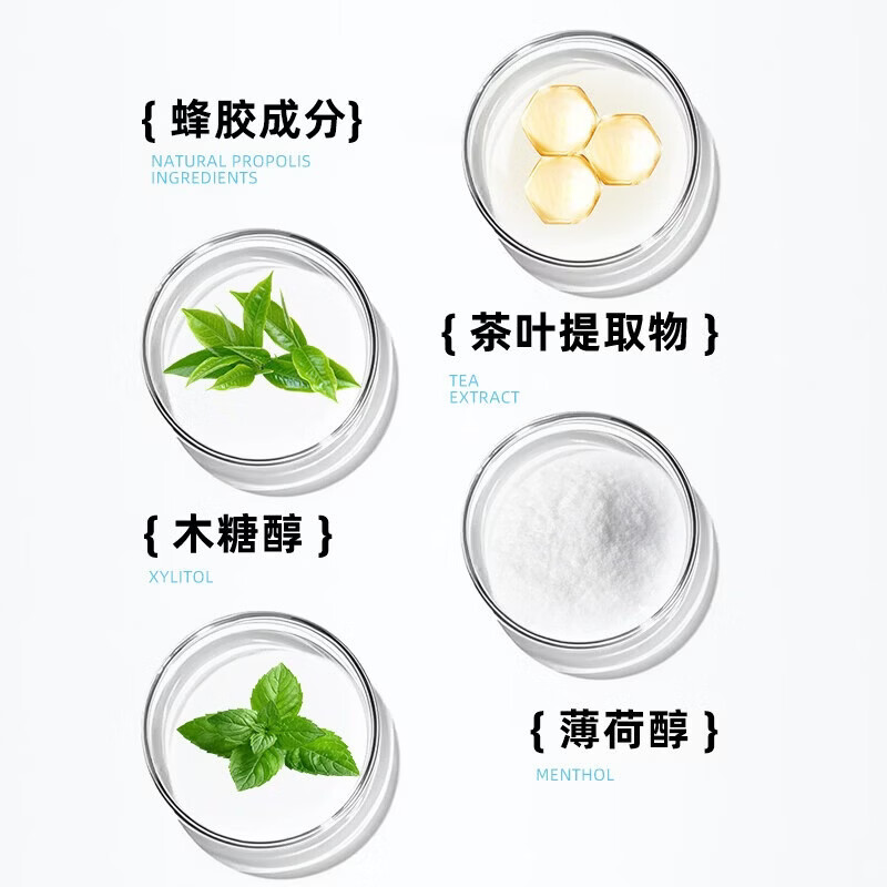 比那氏(Propolinse)经典蜂胶漱口水便携清新口气清洁口腔果味温和漱口液 【便携款150ml】葡萄漱口水