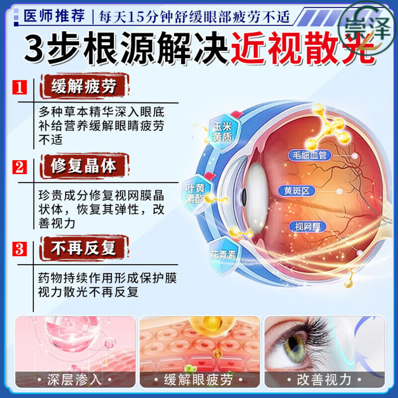 捷裕臻清目亮明益视护眼贴益视亮官方正品缓解眼部疲劳干涩模糊 三盒疗程装【消肿解毒】买二贈一 【官方直售 京质保障】