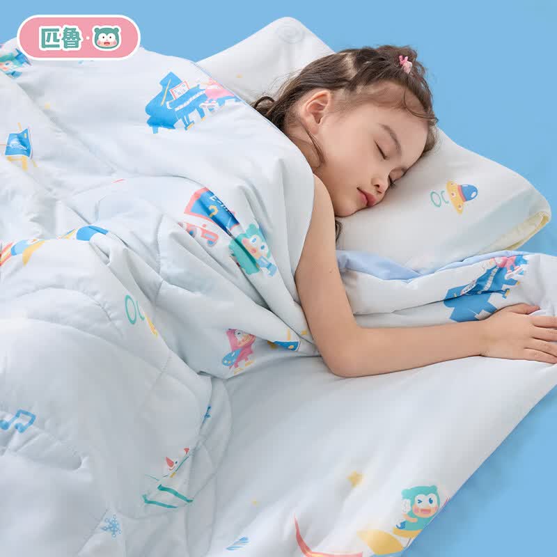 匹鲁儿童被子夏季凉感被儿童幼儿园午睡被子空调薄被四季通用可水洗 A类可机洗-凉感被丨小梦想家 120*150CM(儿童丨适配0.9m床)
