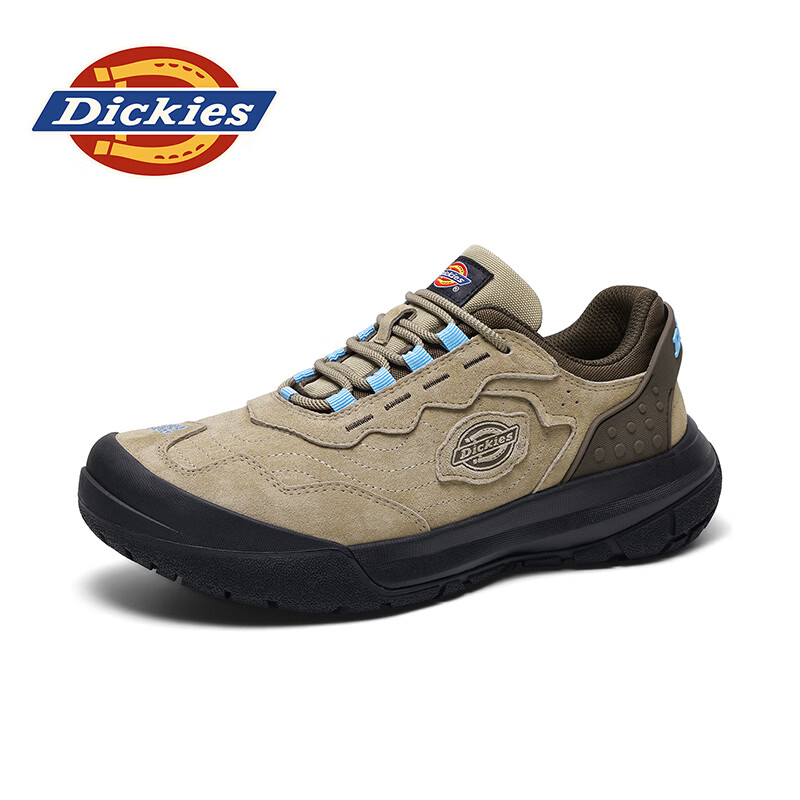 Dickies男鞋夏季2026新款老爹鞋男增高鞋子软底男士休闲鞋户外登山运动鞋 茶褐色 41