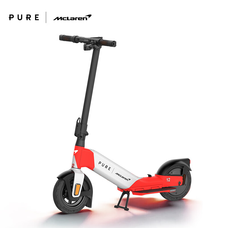 佩尚PURE x McLAREN合作款电动滑板车兰多诺里斯同款迈凯伦限量发售款 MP4/4 Special Edition 红白款