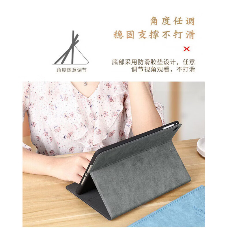 适用ipad10保护套10.9英寸苹果10.2壳air7/6/5电脑2021pro11平板10.5英寸3防摔保护套 【黑色】+钢化膜 iPad 第12代 2026款(A18)