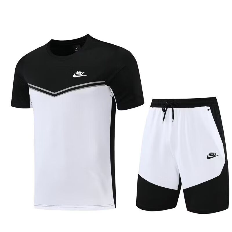 JUST DO IT-NIKE新款运动服套装宽松速干运动套装短袖透气夏季休闲健身跑步 耐克套装1 S 耐克S码（成人）