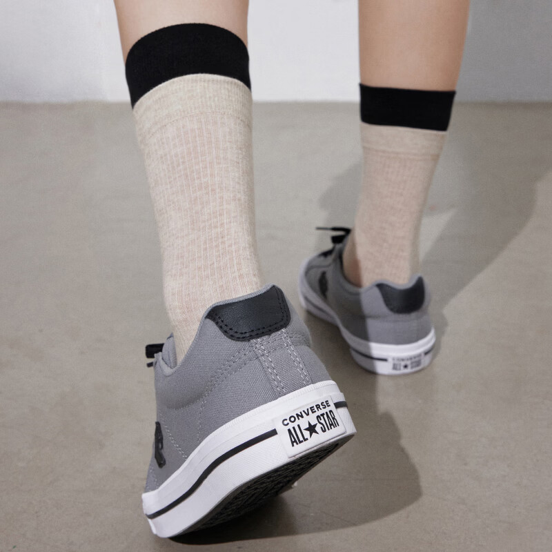 匡威(Converse) Sport Casual夏季休闲板鞋漫步星箭板鞋黑色A10547C A10548C 41