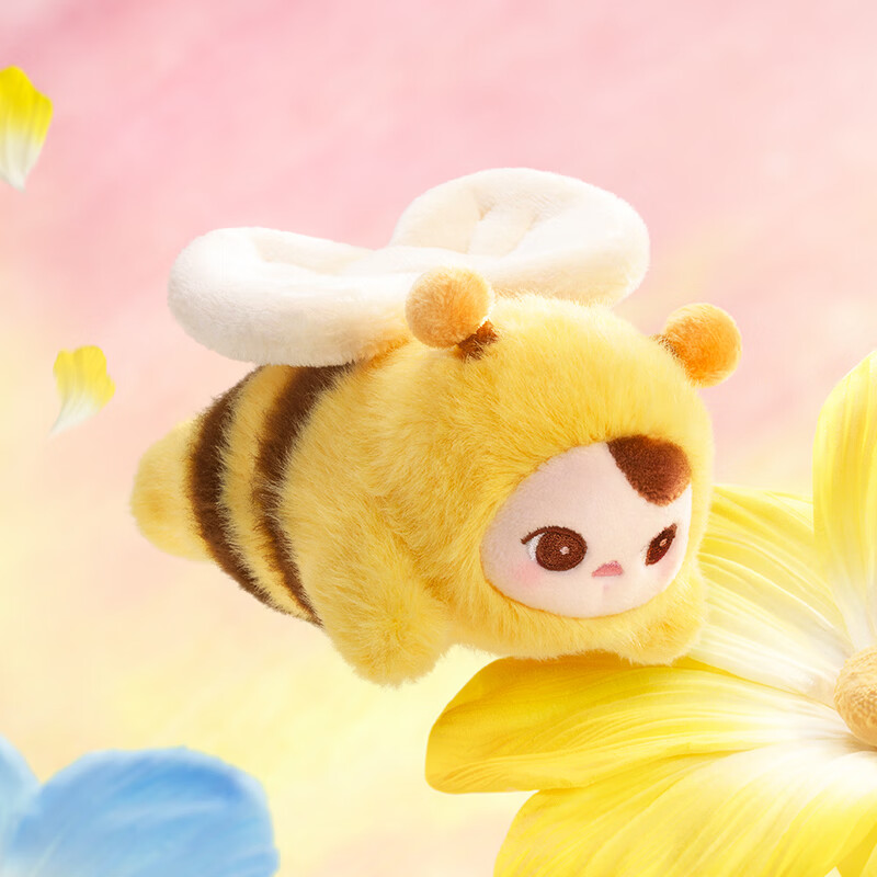 POP MART泡泡玛特 PUCKY 精灵飞行系列 - 毛绒挂件毕奇盲盒潮玩玩具礼物 随机1个 不支持七天无理由退换