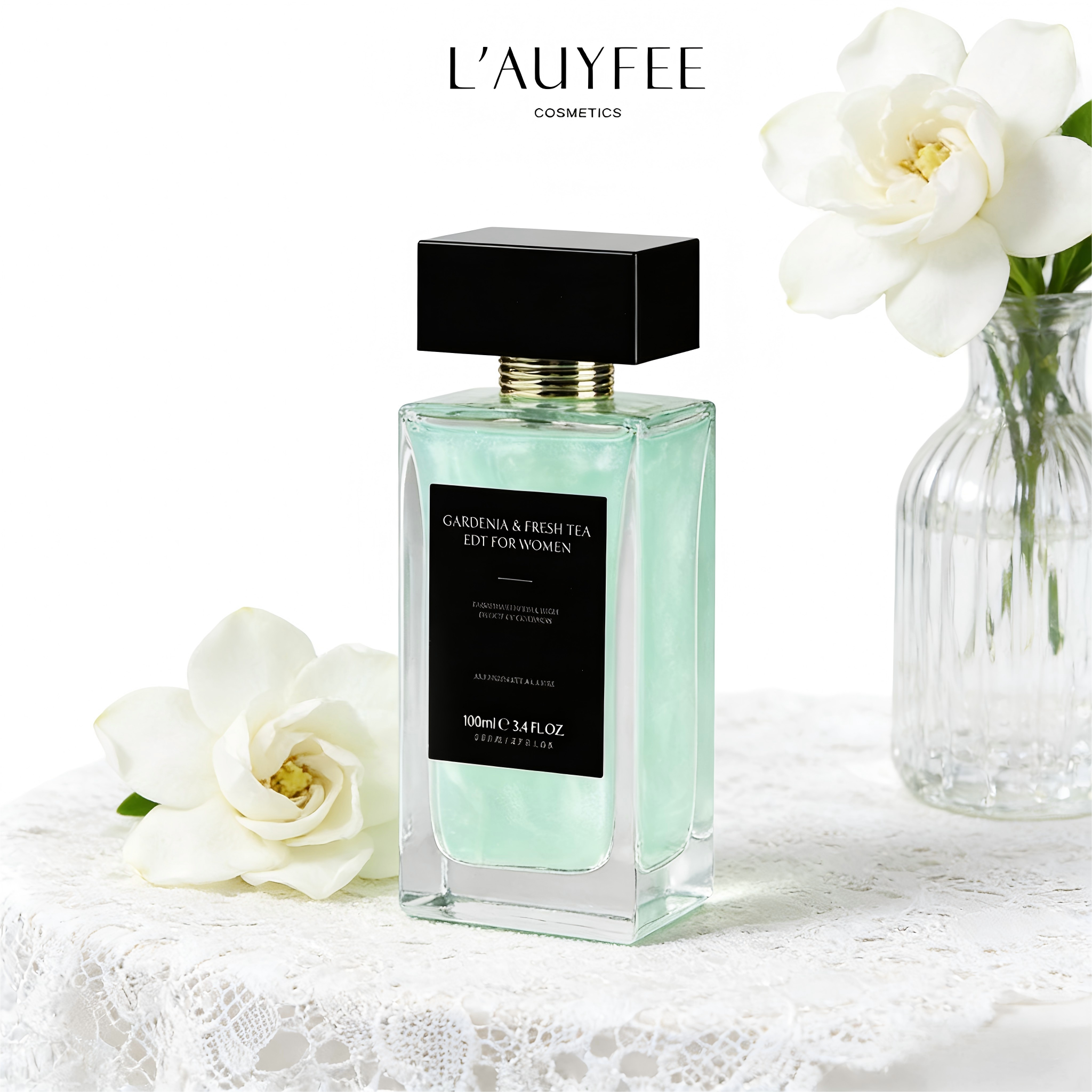 亞菲兒（Lauyfee）法国亚菲儿栀子花女士香水50ml淡香清新持久留香自然香礼物 栀子花