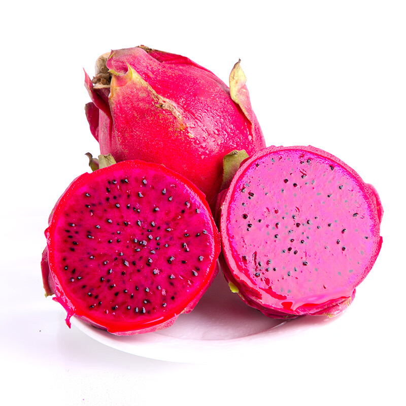 鲜宝道广西红心火龙果金都一号整箱发货 5斤红心火龙果单果100-200克净重4.5斤