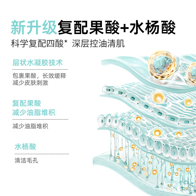 珂岸华熙生物果酸磨砂沐浴露男士沐浴液保湿不假滑持久留香温和无刺激 磨砂沐浴露400g