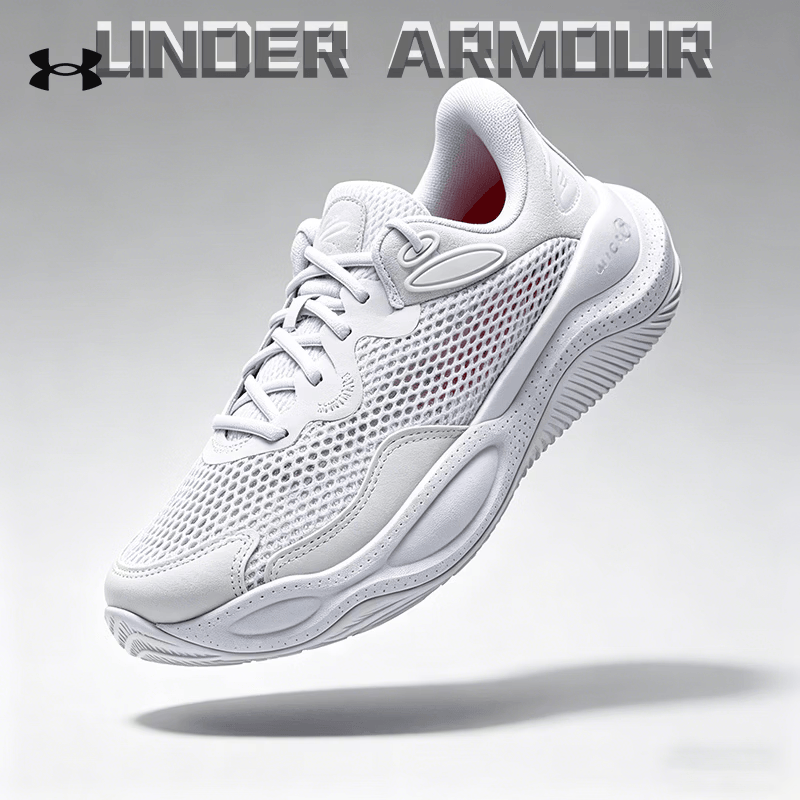 �����꣨Under Armour������Ь�ļ� �¿���Ь�˶�����Ь����͸���Ͱ����ʵս������Ь ����CURRY����ɫ����ӯ͸�� 42 (265mm) 187Ԫ
