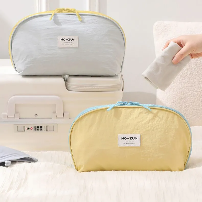 旅行收纳包内衣收纳袋大容量便携式外出文胸内裤整理袋袜子分装袋 天蓝色 1个装