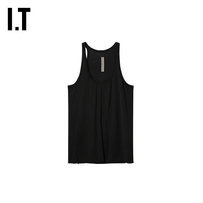 瑞克·欧文斯（RICK OWENS）男士背心ZNXTK2102BHMQ BKX/黑色 XXS