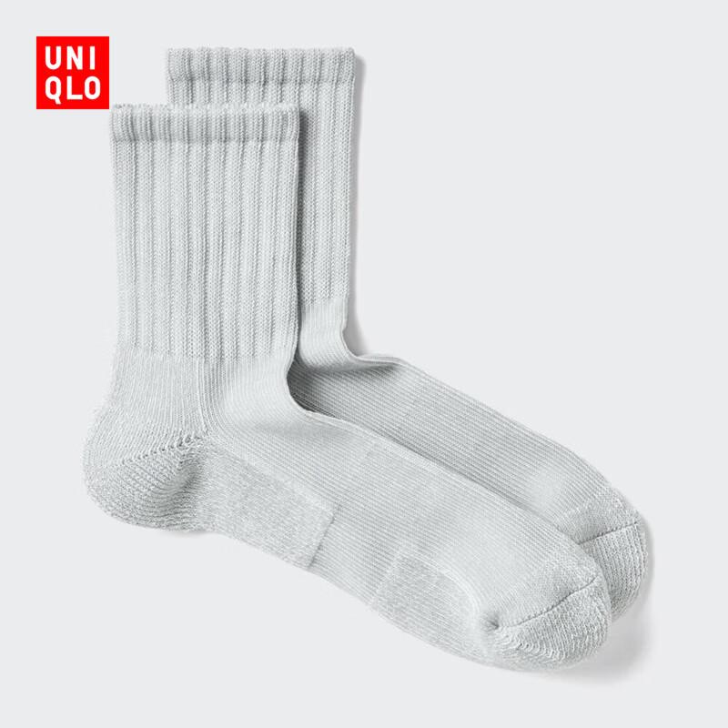 优衣库男装袜子26春夏新款482637 479547 482637/02浅灰色 S /M/25～27 cm