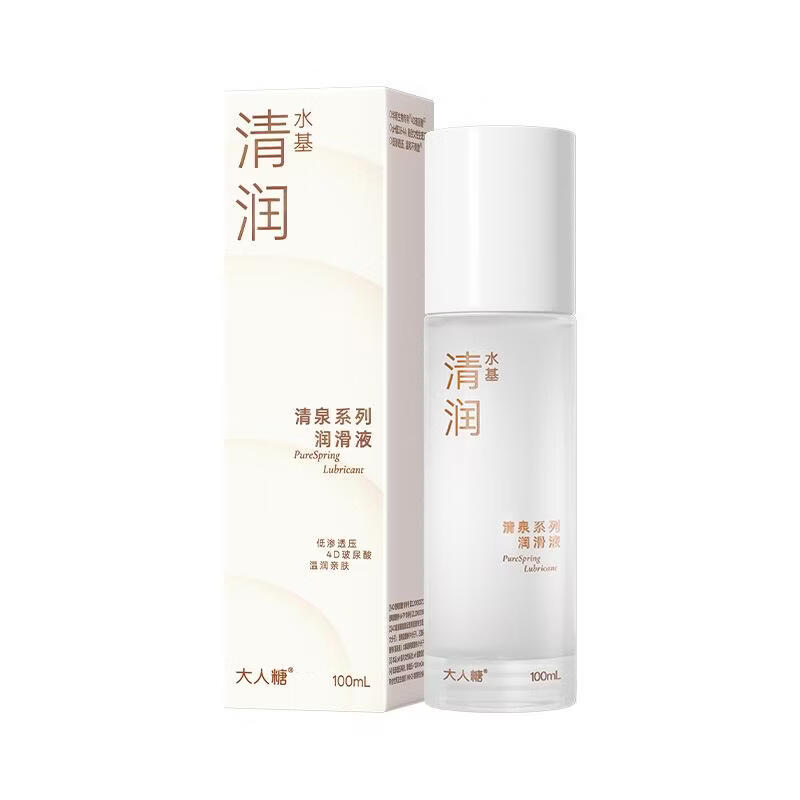 清润水基润滑液可舔免洗润滑剂水溶性润滑油夫妻房事性 大人糖清润水基型润滑液100ml
